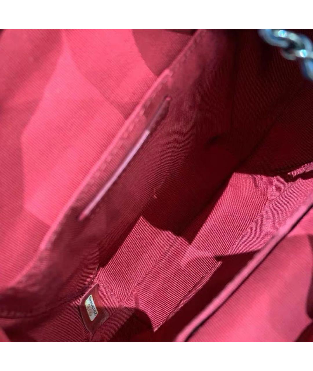 CHANEL Темно-синяя кожаная сумка через плечо, фото 6