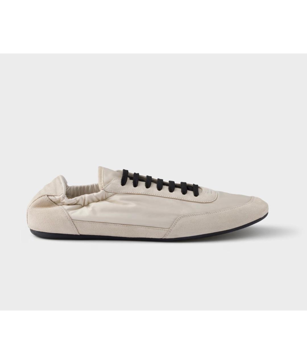 PRADA Белые кроссовки, фото 3