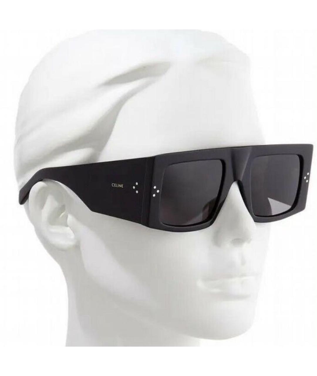 CELINE Черные пластиковые солнцезащитные очки, фото 7
