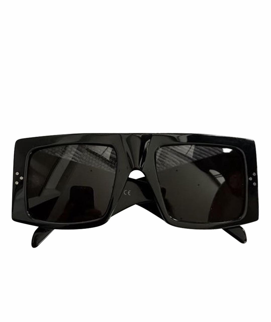 CELINE Черные пластиковые солнцезащитные очки, фото 1