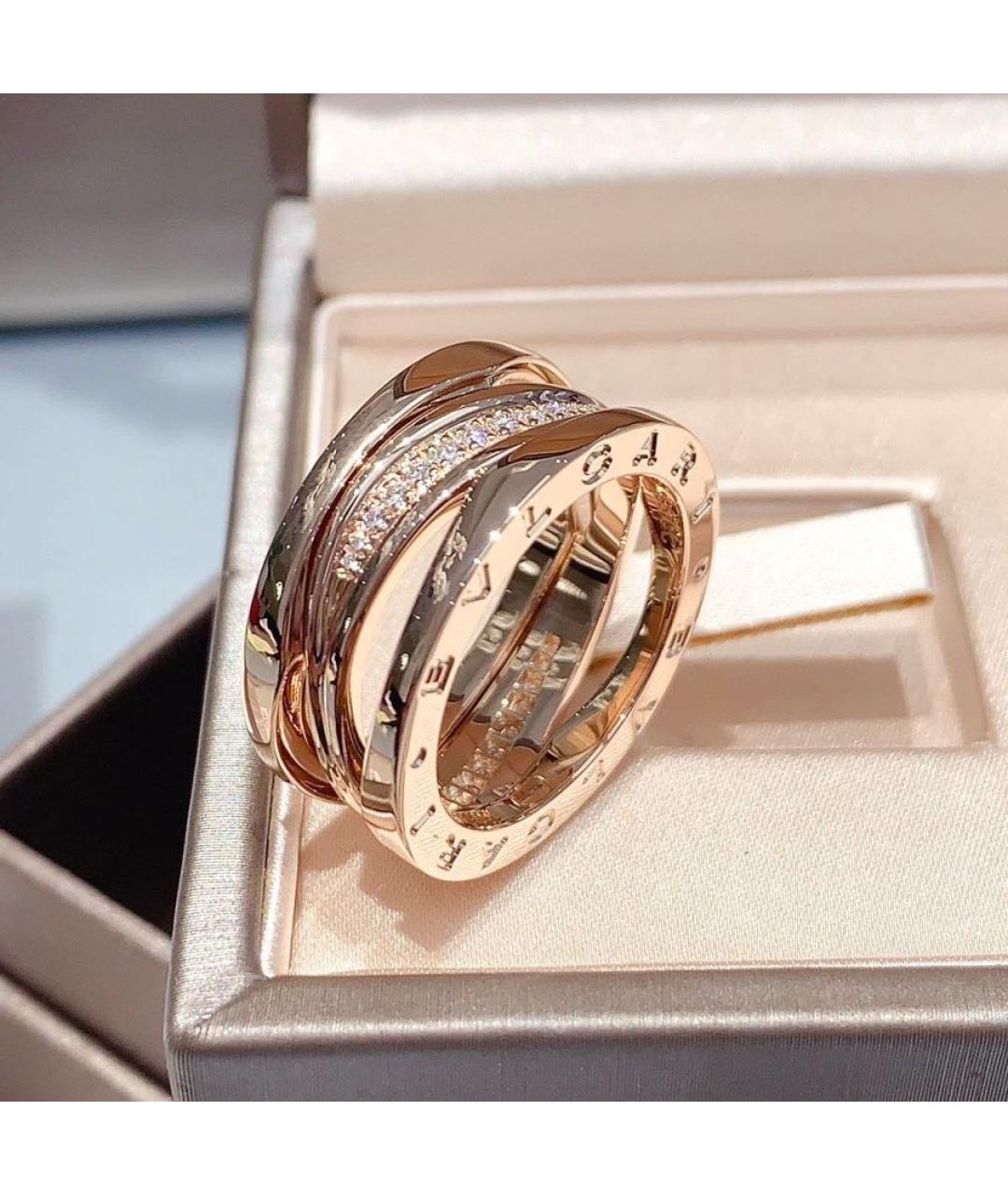 BVLGARI Розовое кольцо из розового золота, фото 4