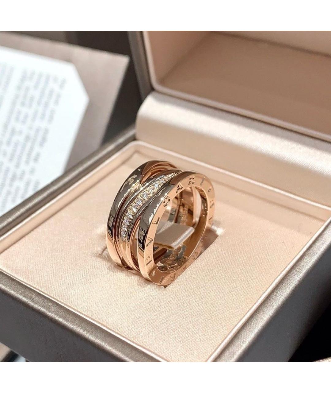 BVLGARI Розовое кольцо из розового золота, фото 2