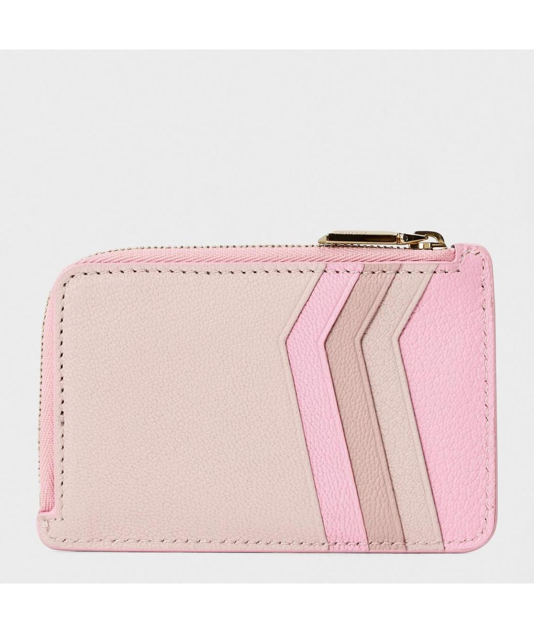 TIFFANY&CO Розовый кожаный кардхолдер, фото 3