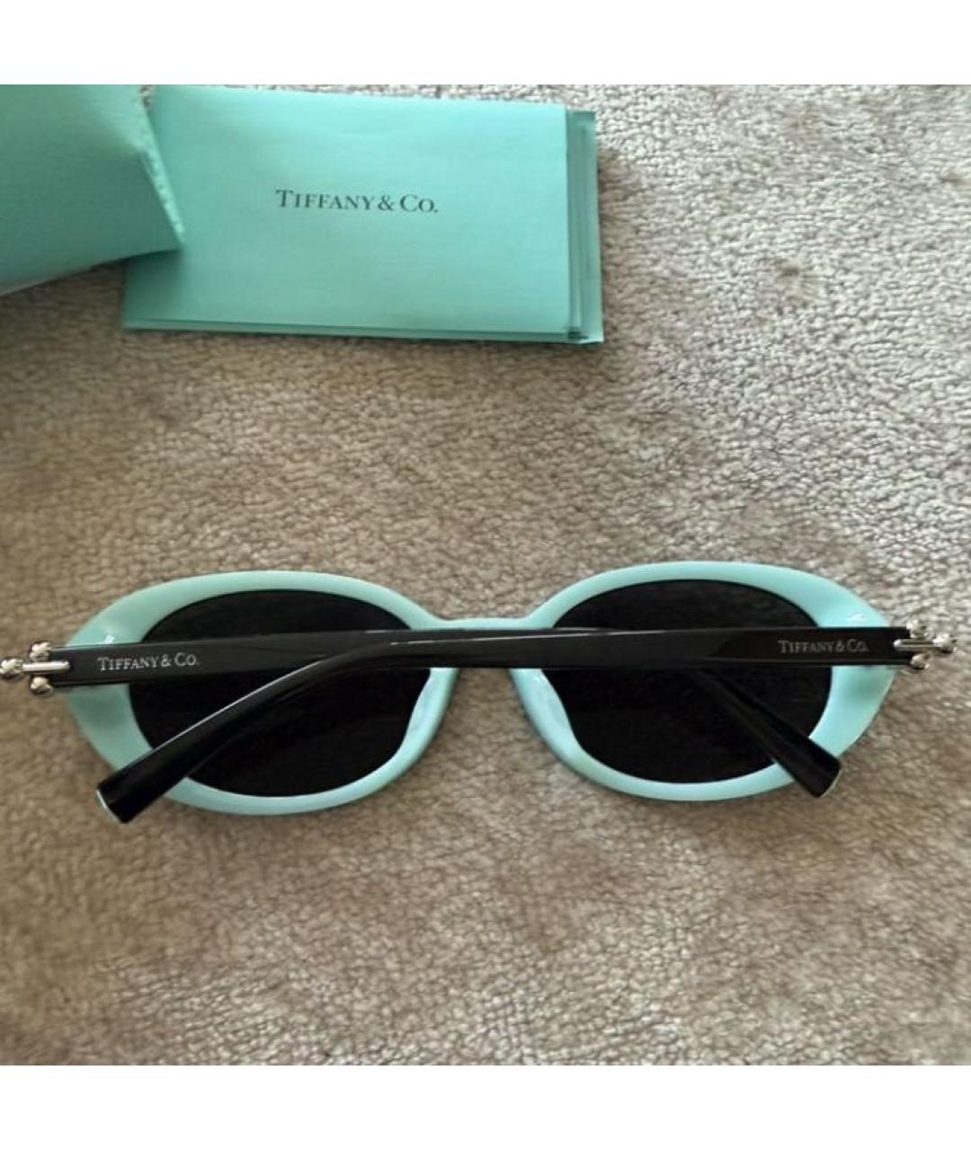 TIFFANY&CO Черные пластиковые солнцезащитные очки, фото 6