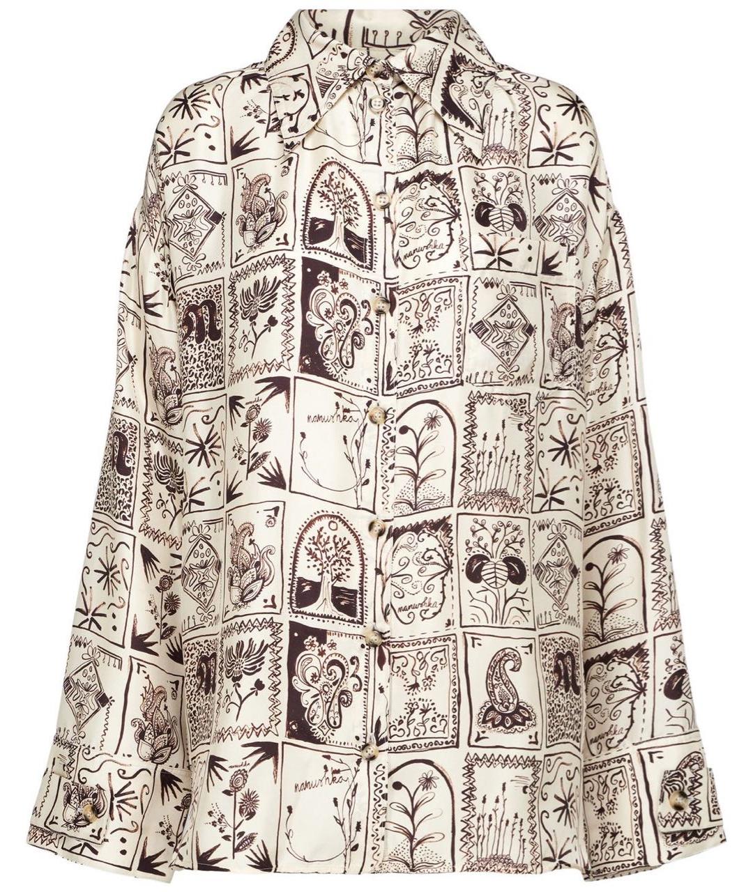 NANUSHKA Шелковая блузы, фото 5