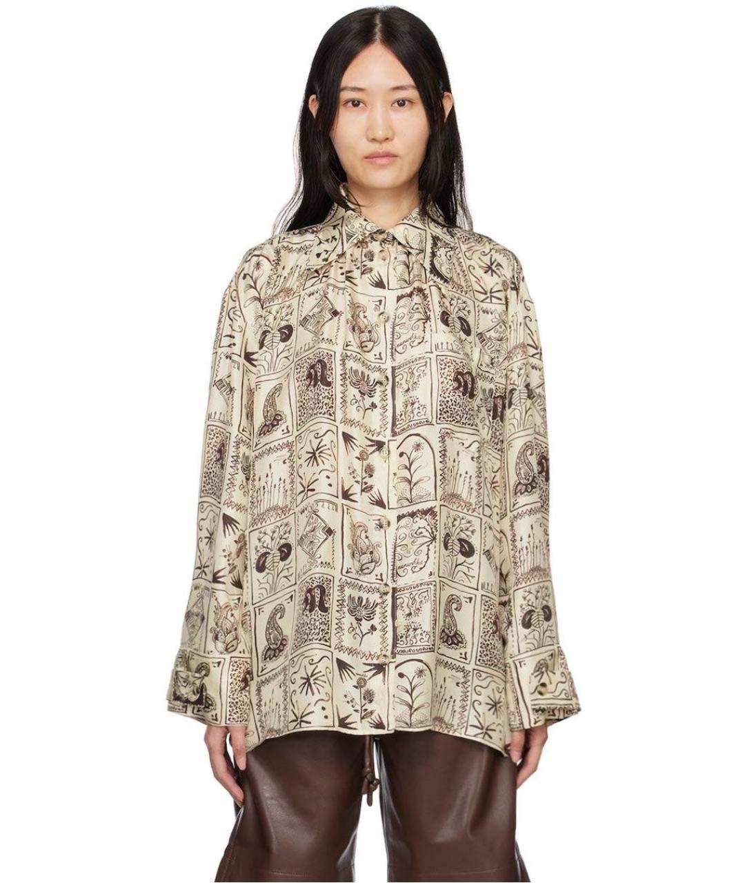 NANUSHKA Шелковая блузы, фото 2