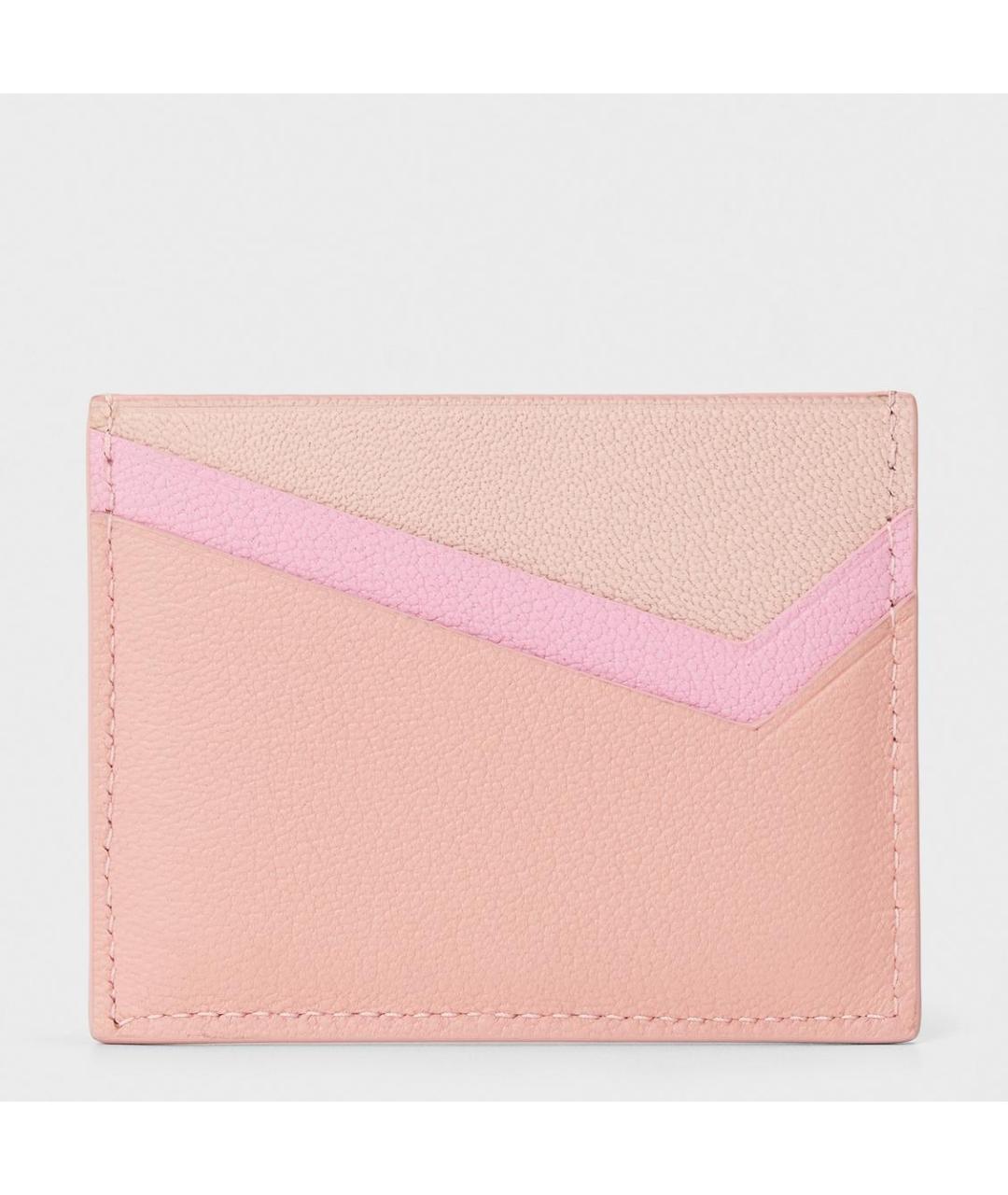 TIFFANY&CO Розовый кожаный кардхолдер, фото 3