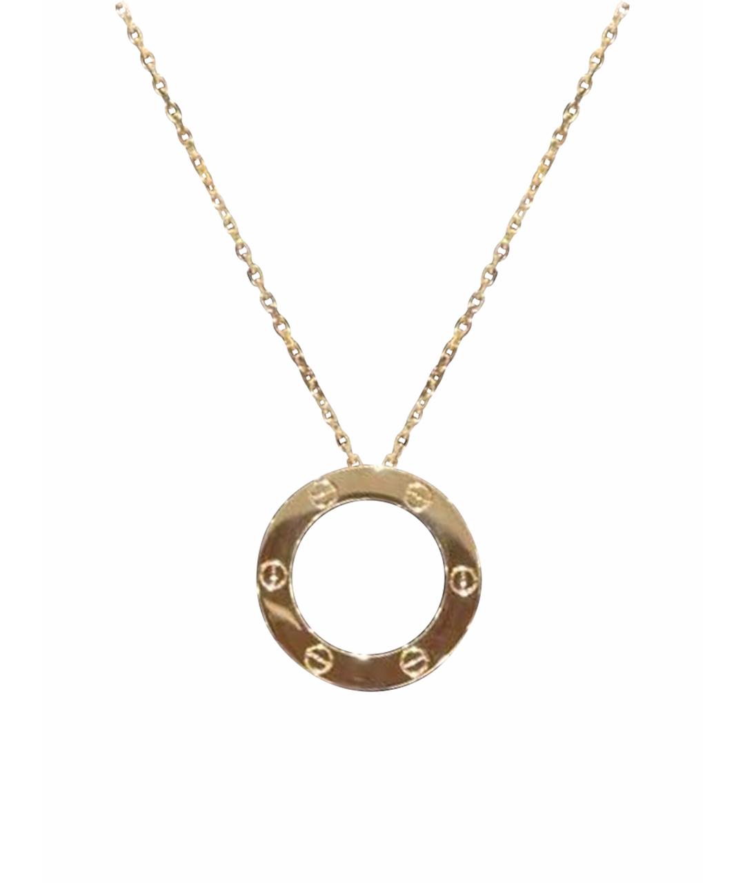 CARTIER Желтое колье из желтого золота, фото 1