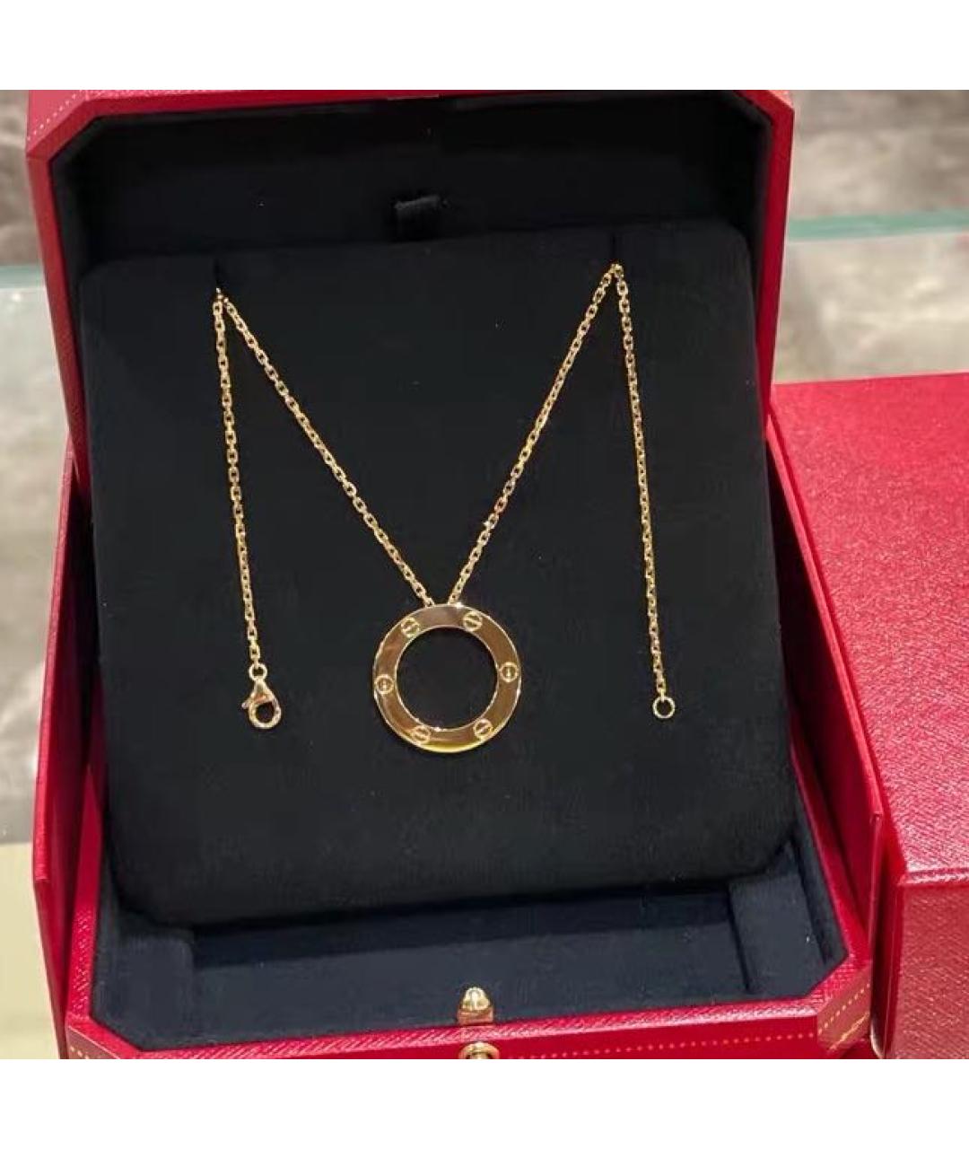 CARTIER Желтое колье из желтого золота, фото 2