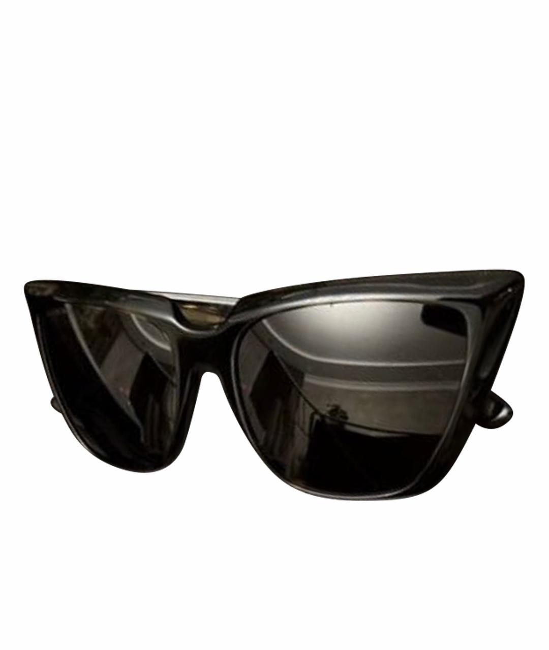 BALENCIAGA Черные пластиковые солнцезащитные очки, фото 1
