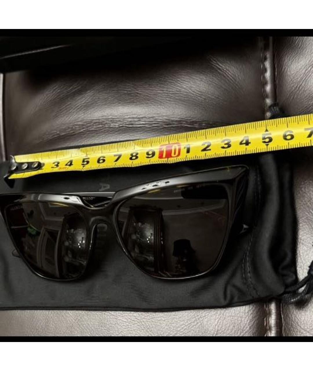 BALENCIAGA Черные пластиковые солнцезащитные очки, фото 2