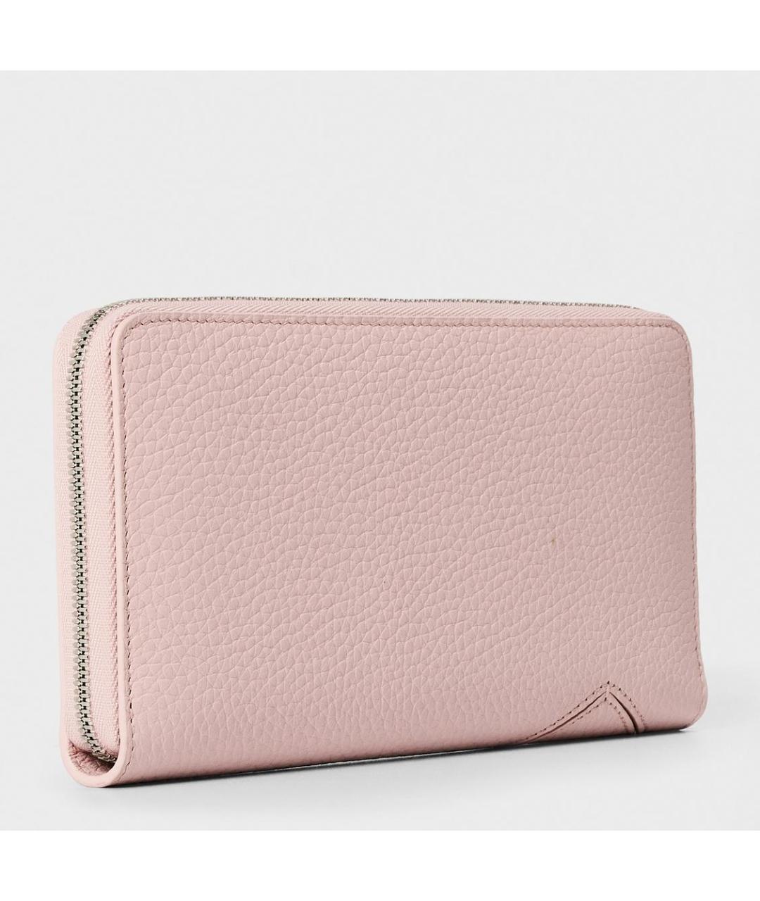 TIFFANY&CO Розовый кожаный кошелек, фото 2