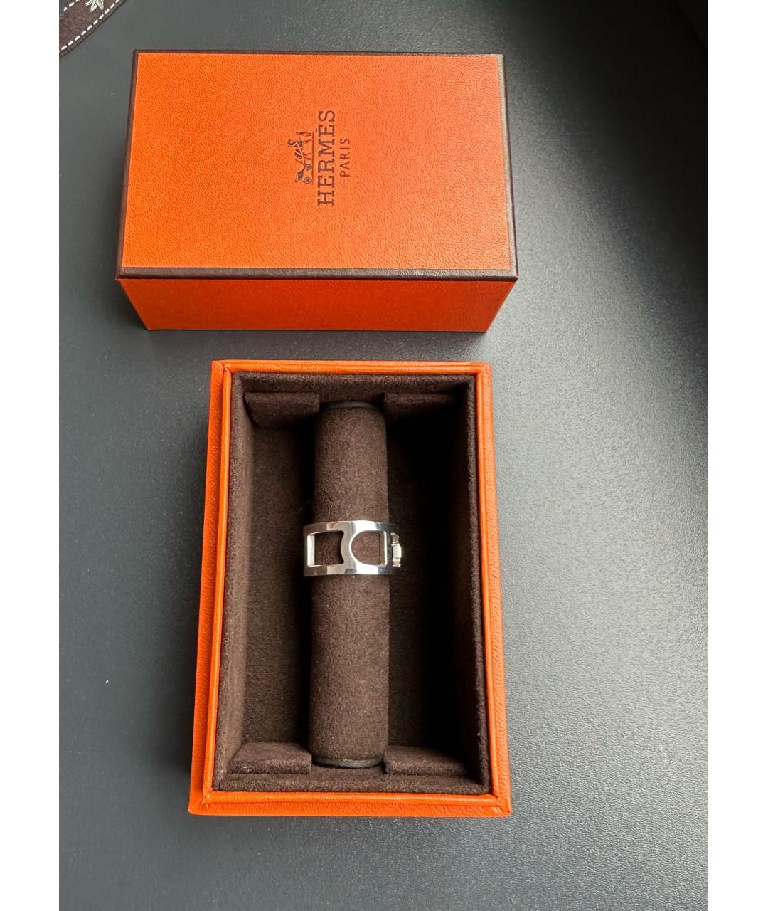 HERMES Серебряное серебряное кольцо, фото 4