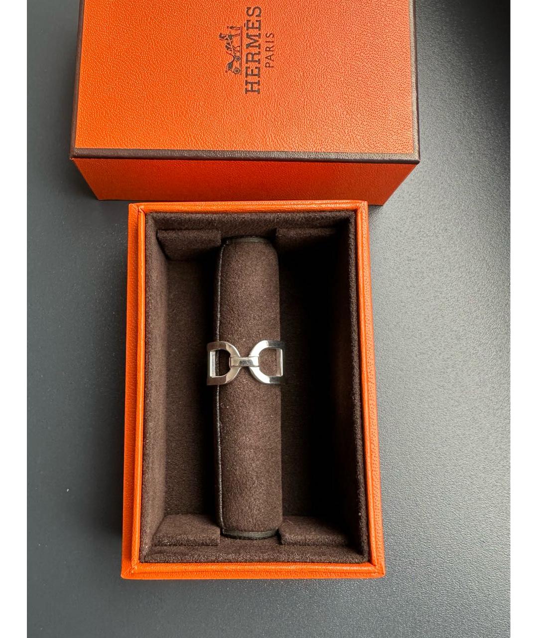 HERMES Серебряное серебряное кольцо, фото 3