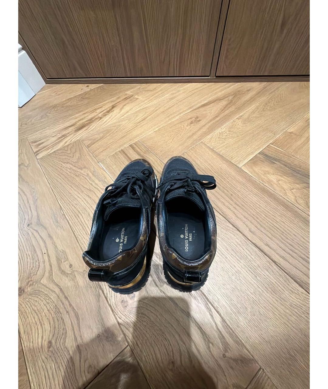 LOUIS VUITTON Черные текстильные кроссовки, фото 3