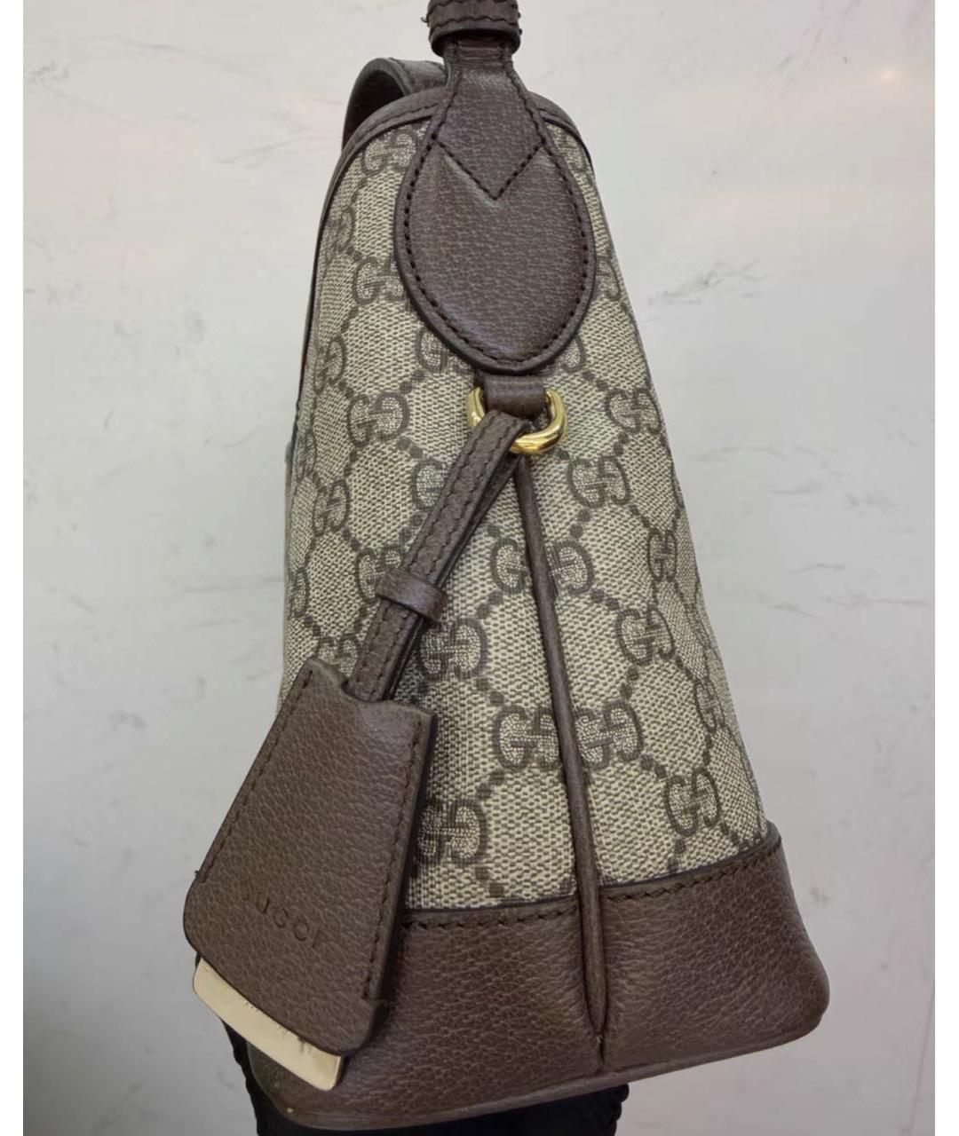 GUCCI Коричневая сумка тоут, фото 4