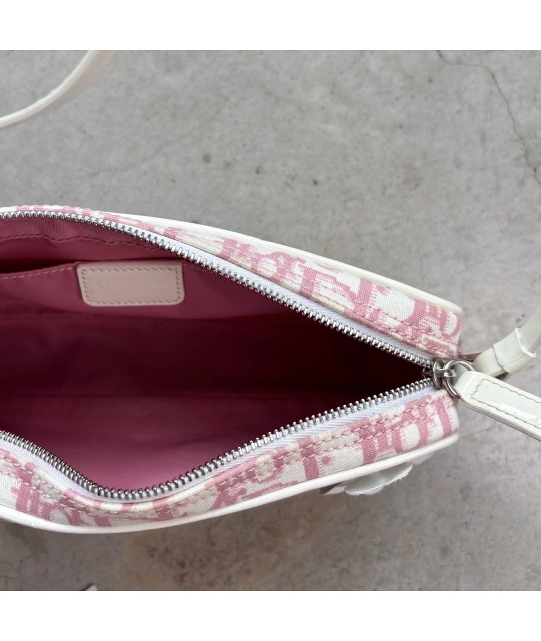 CHRISTIAN DIOR Розовая сумка с короткими ручками, фото 6