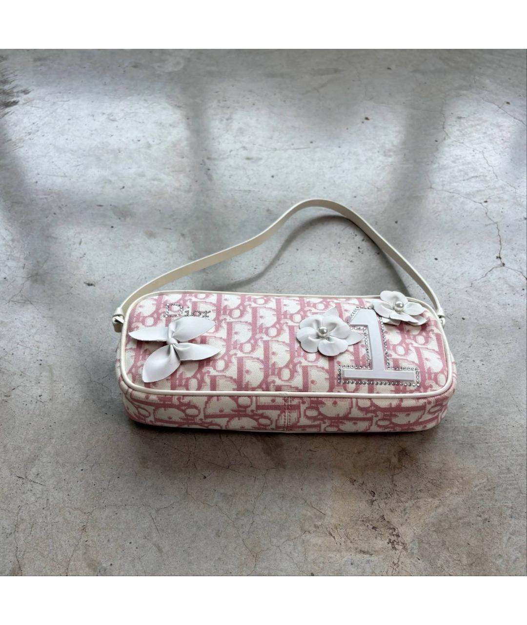 CHRISTIAN DIOR Розовая сумка с короткими ручками, фото 9