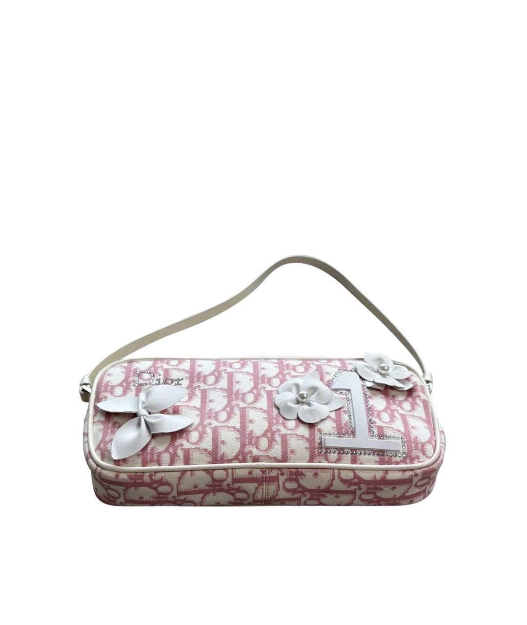 CHRISTIAN DIOR Розовая сумка с короткими ручками, фото 1