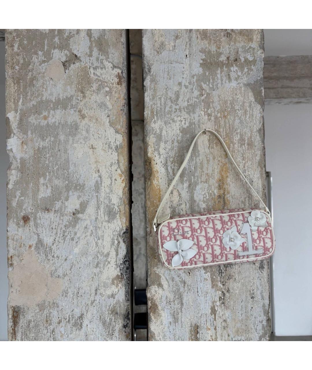 CHRISTIAN DIOR Розовая сумка с короткими ручками, фото 2