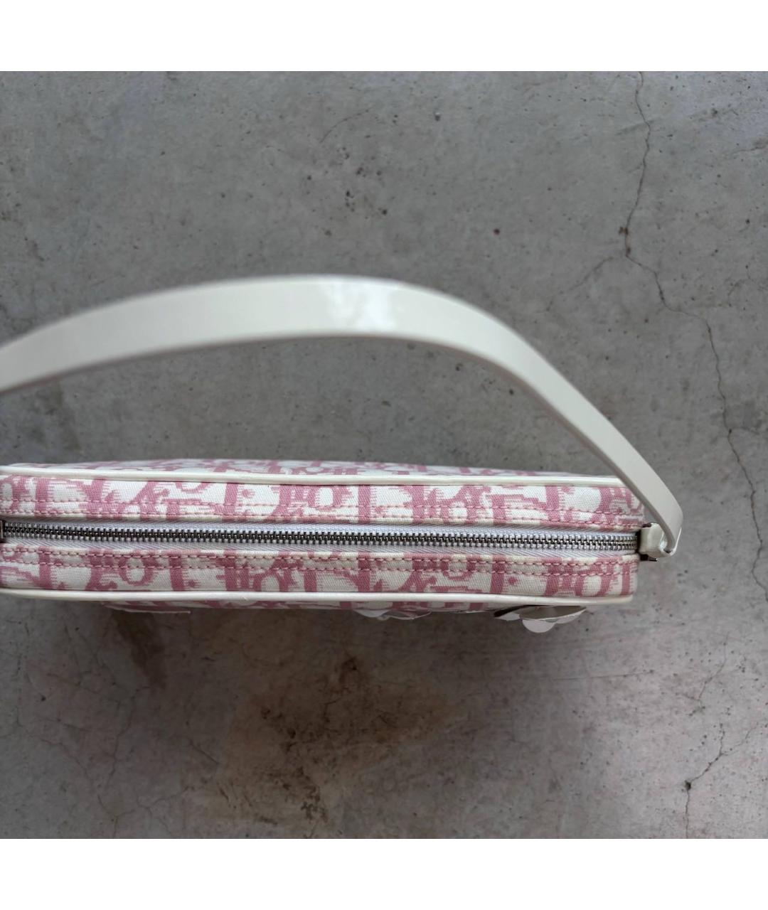 CHRISTIAN DIOR Розовая сумка с короткими ручками, фото 5