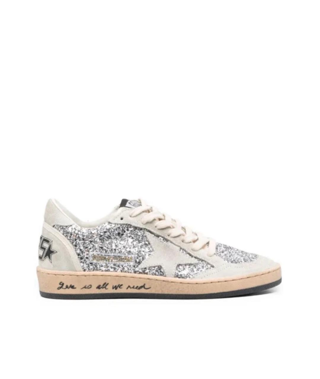 GOLDEN GOOSE DELUXE BRAND Белые кожаные кеды, фото 2