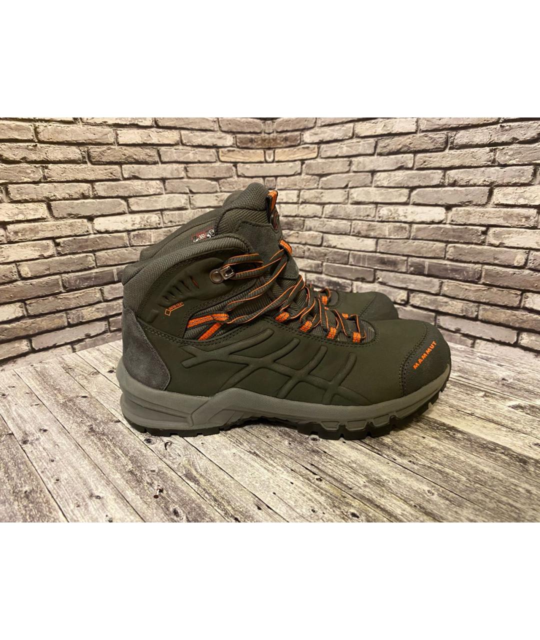 MAMMUT SWISS1862 Серебряные кожаные ботинки, фото 7