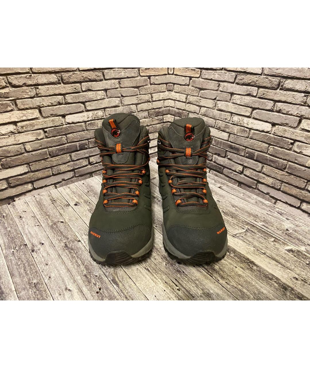 MAMMUT SWISS1862 Серебряные кожаные ботинки, фото 2