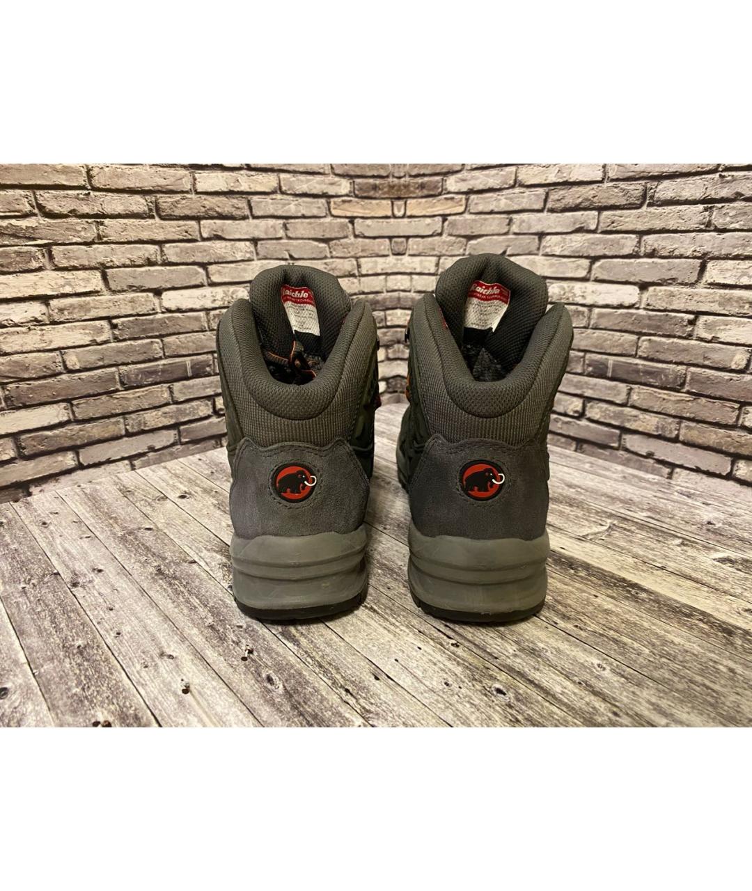 MAMMUT SWISS1862 Серебряные кожаные ботинки, фото 3