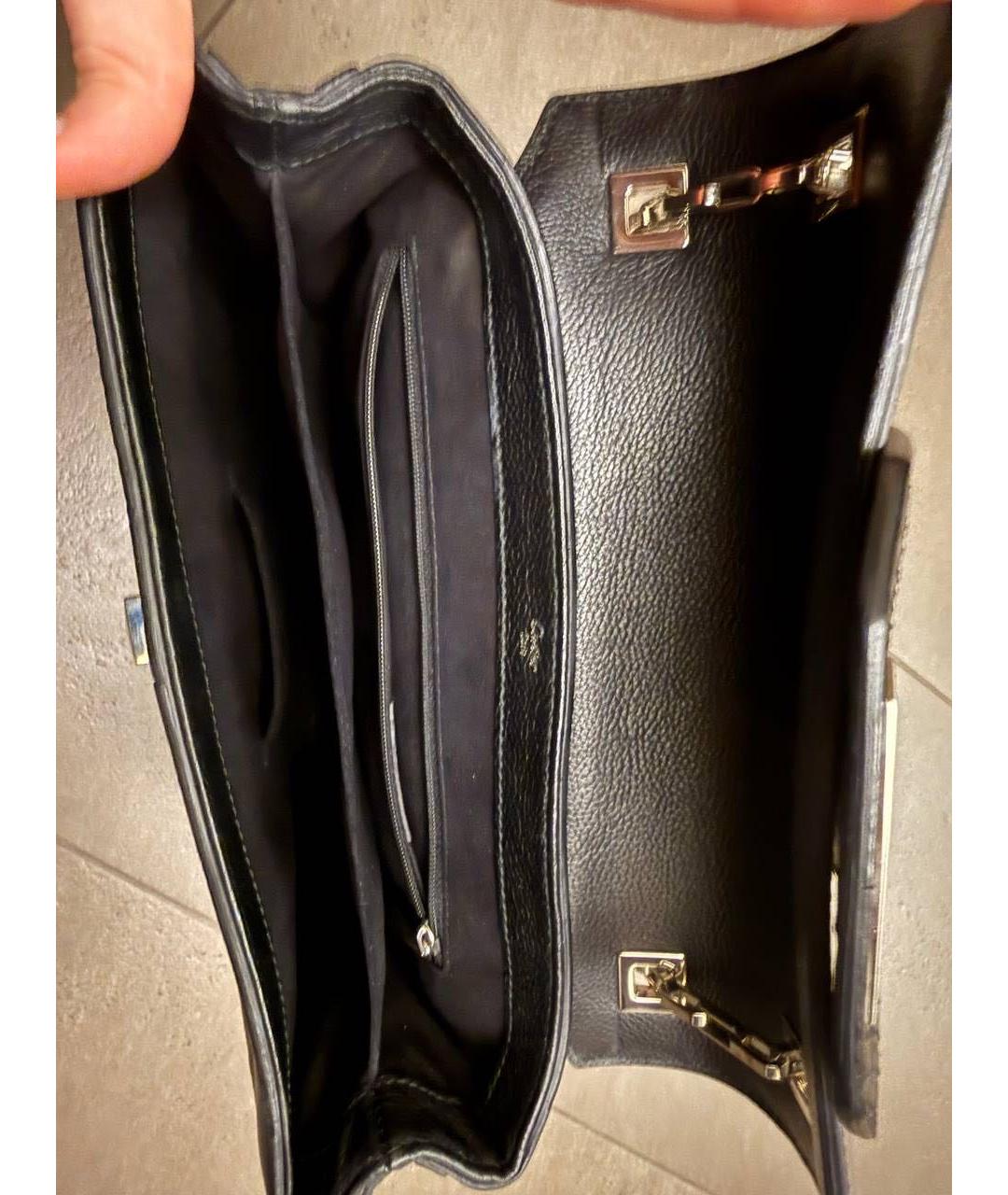 CARTIER Черная кожаная сумка тоут, фото 4