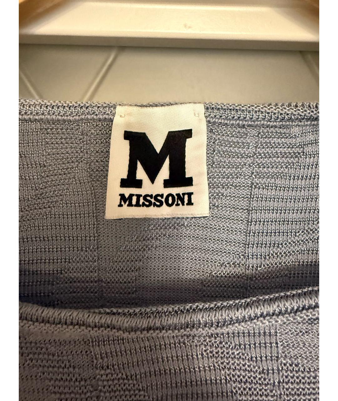 MISSONI Голубая вискозная футболка, фото 3