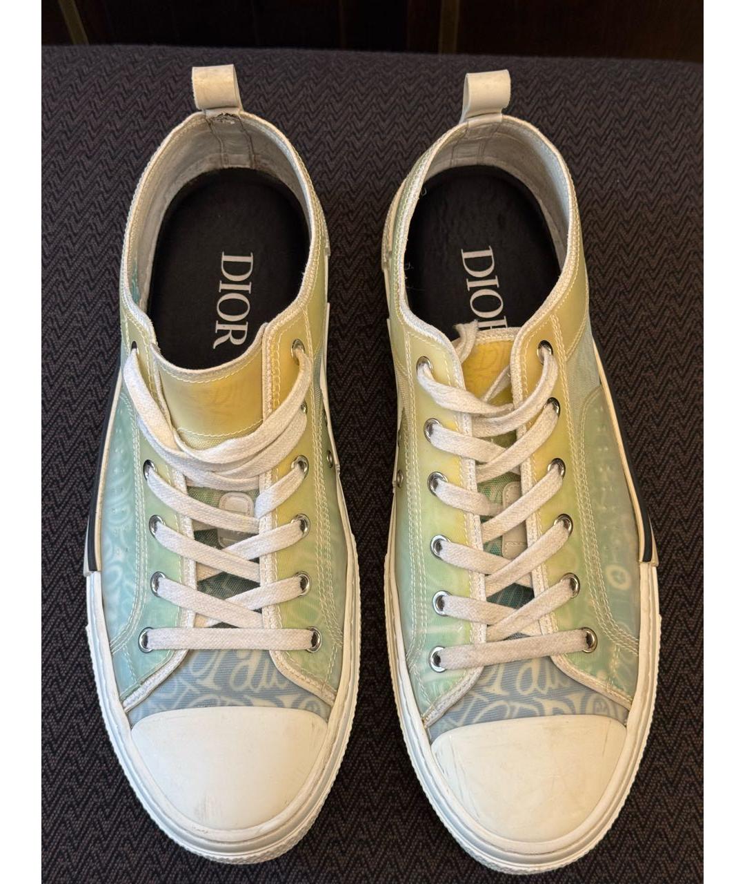 CHRISTIAN DIOR Мульти резиновые низкие кроссовки / кеды, фото 3