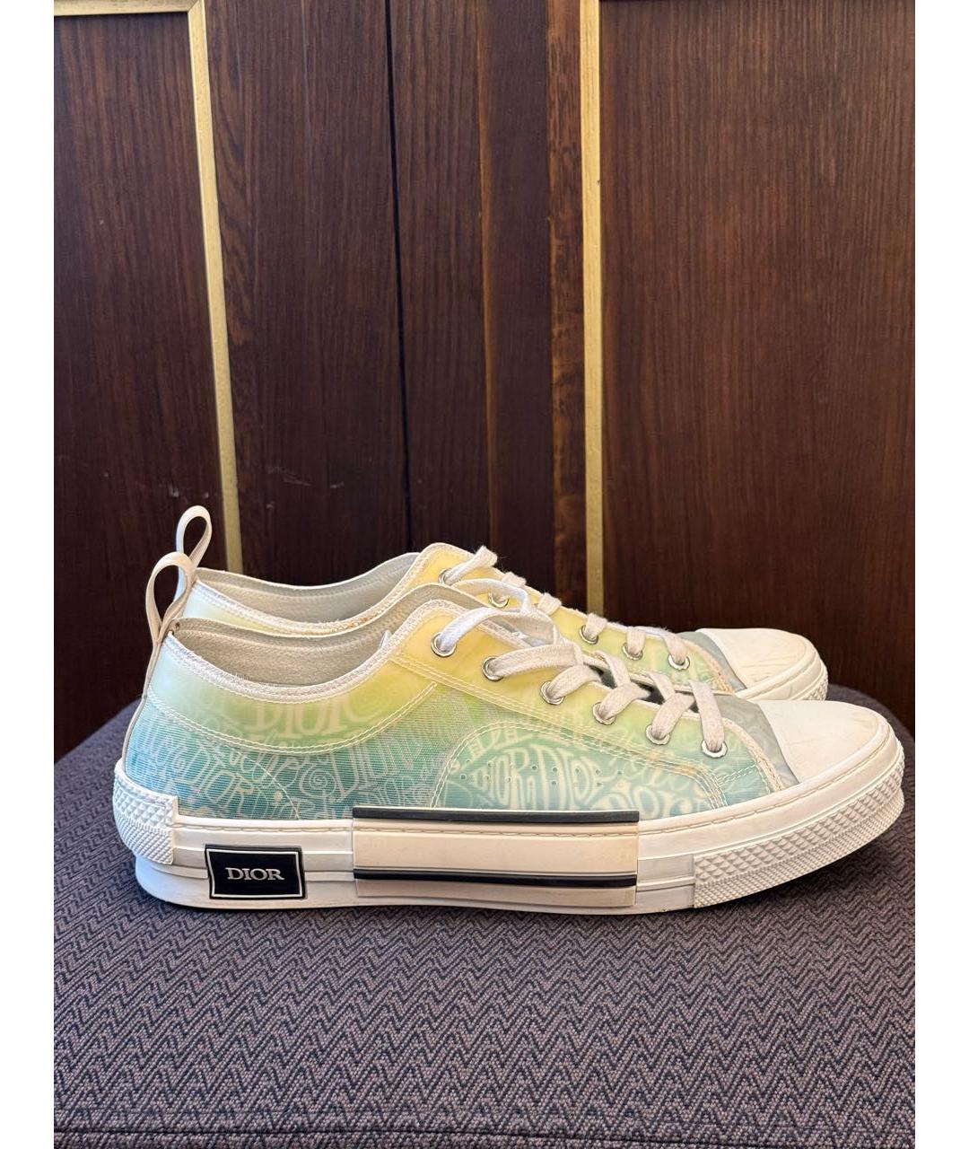CHRISTIAN DIOR Мульти резиновые низкие кроссовки / кеды, фото 6