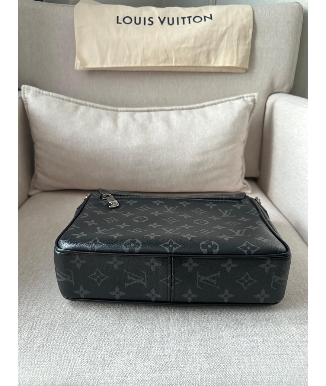 LOUIS VUITTON Черная сумка на плечо, фото 6