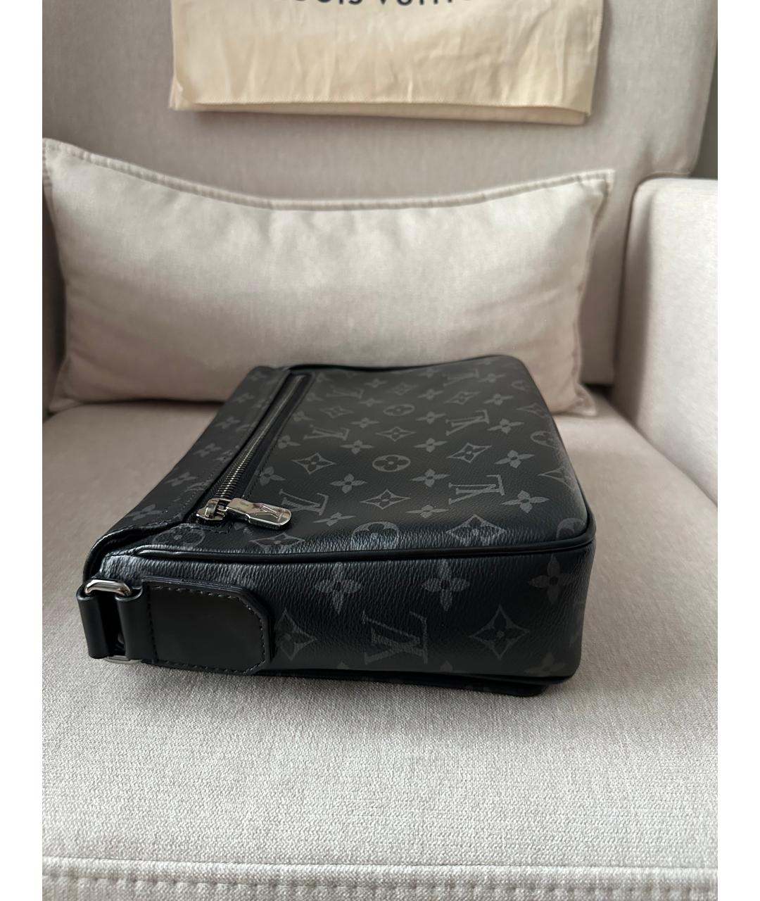 LOUIS VUITTON Черная сумка на плечо, фото 7