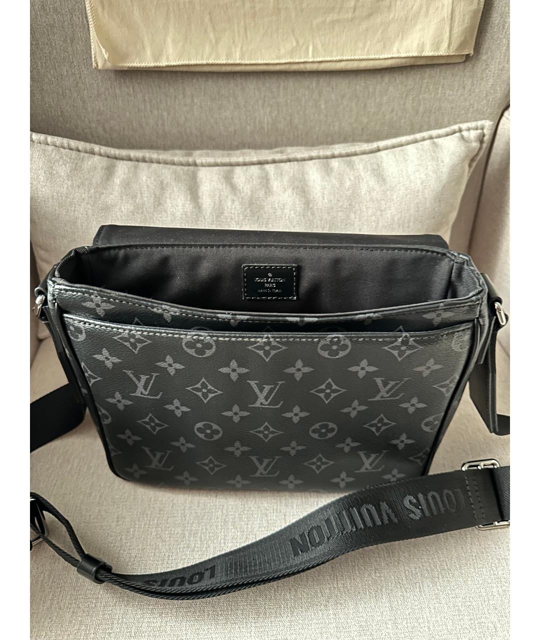 LOUIS VUITTON Черная сумка на плечо, фото 8