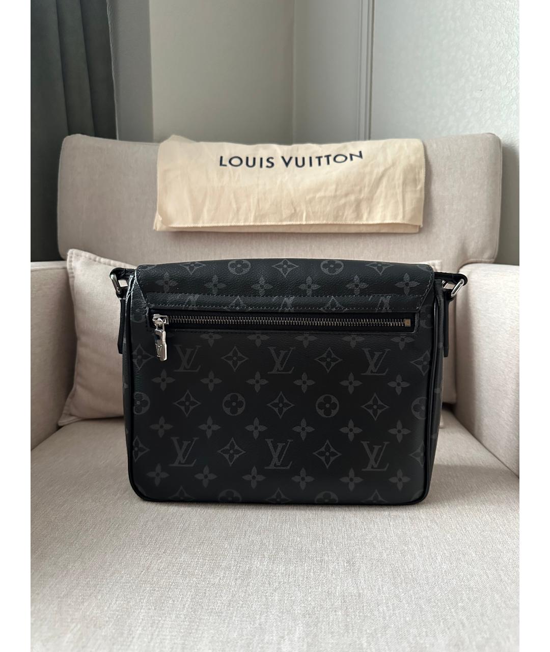 LOUIS VUITTON Черная сумка на плечо, фото 2