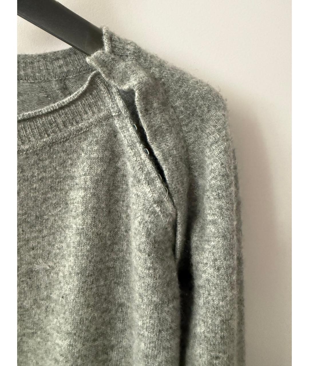 ERMANNO SCERVINO Серый шерстяной джемпер / свитер, фото 6