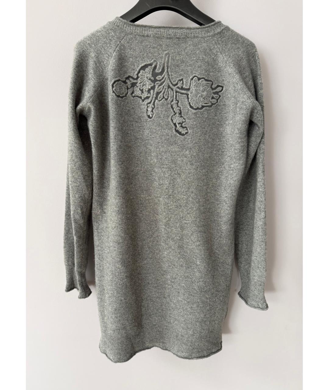 ERMANNO SCERVINO Серый шерстяной джемпер / свитер, фото 2