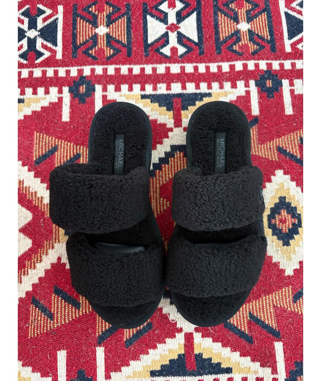 MICHAEL KORS Черные шлепанцы, фото 2