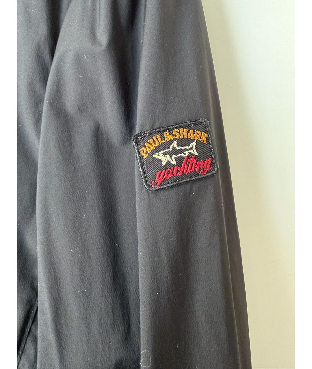 PAUL & SHARK Черная полиамидовая куртка, фото 3