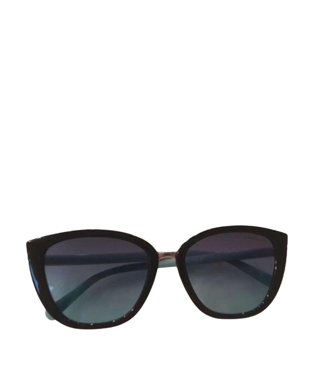 TIFFANY&CO Черные пластиковые солнцезащитные очки, фото 1