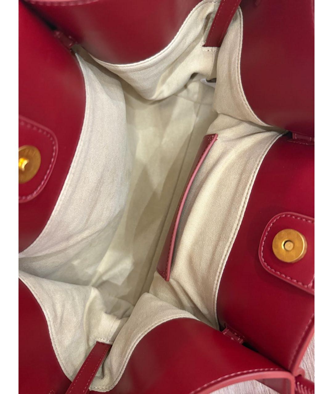 JW PEI Красная сумка с короткими ручками из искусственной кожи, фото 4