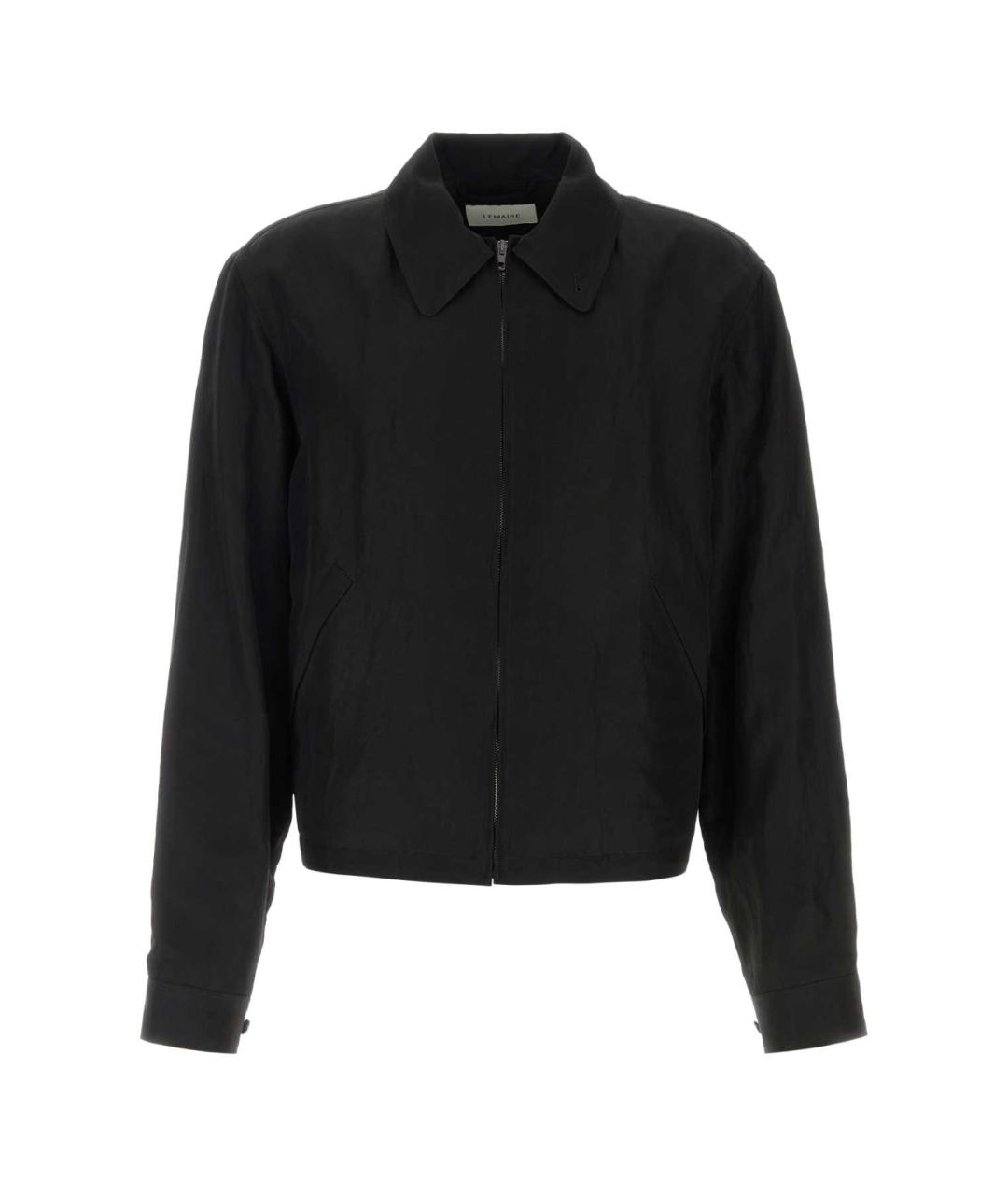LEMAIRE Черная льняная куртка, фото 1