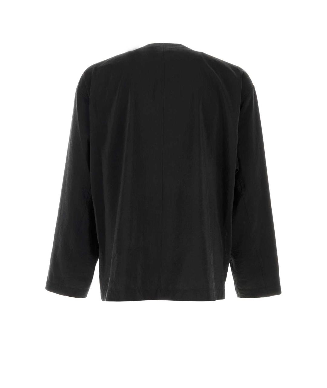 LEMAIRE Черная шелковая кэжуал рубашка, фото 2