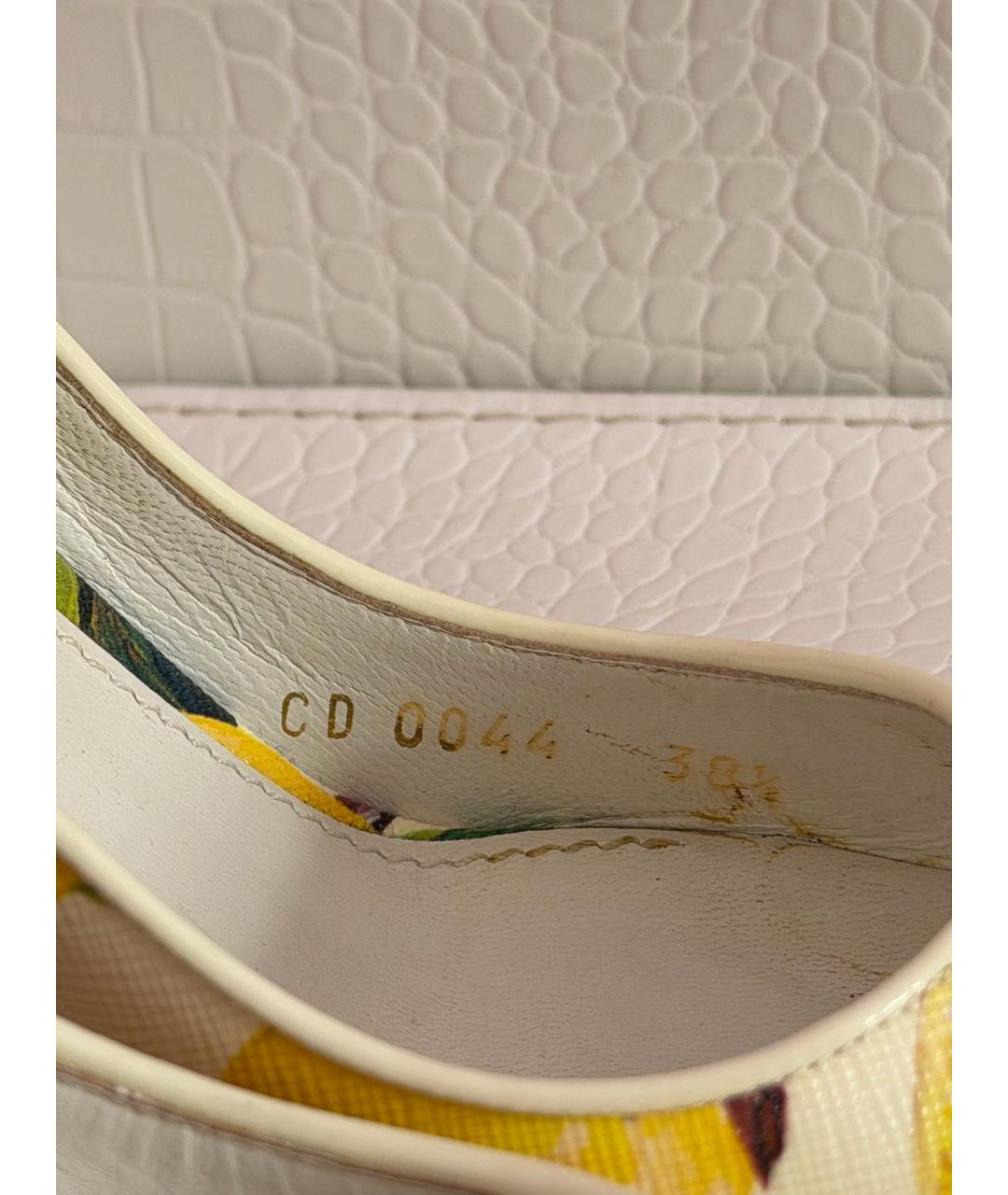 DOLCE&GABBANA Мульти кожаные туфли, фото 5