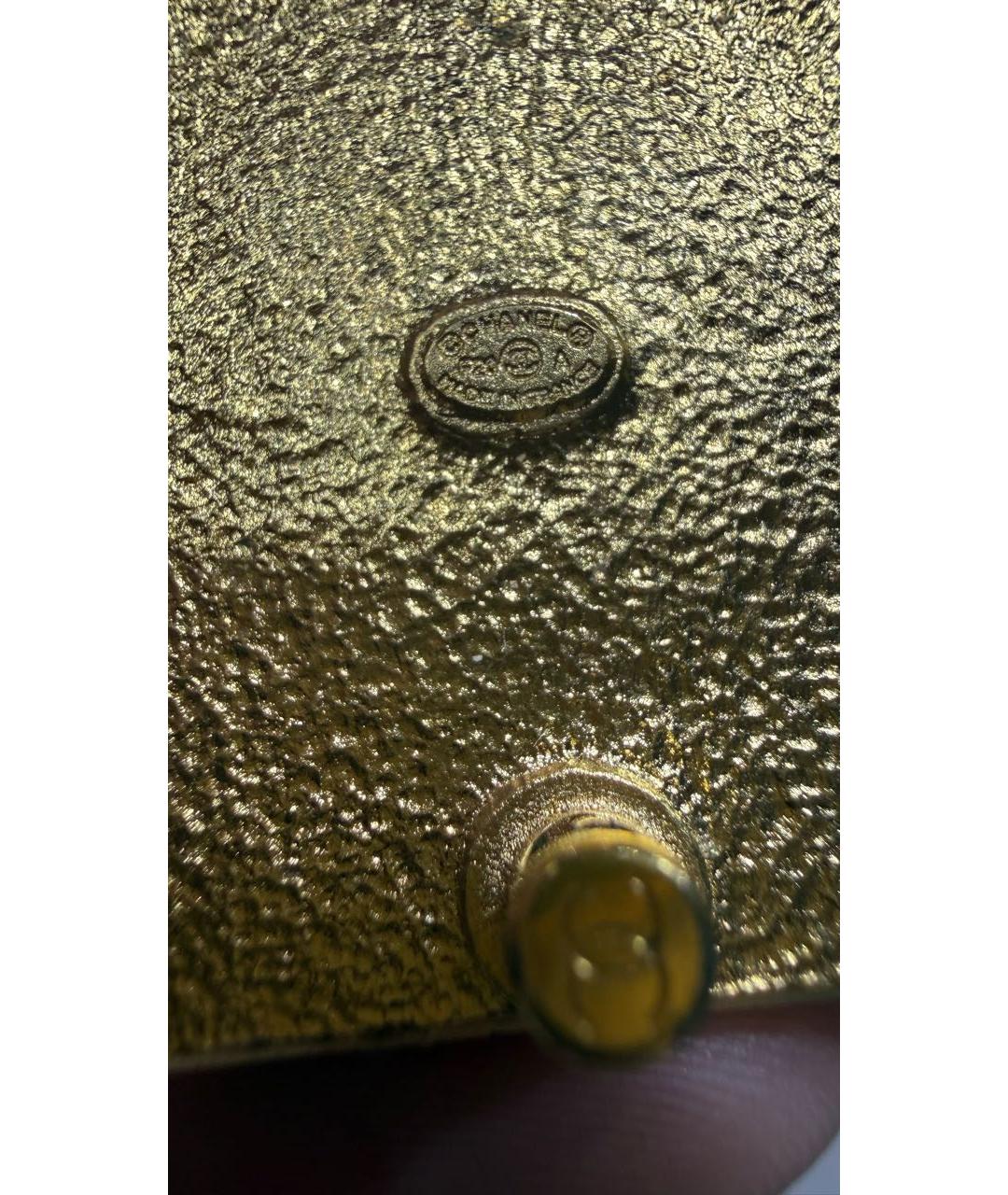 CHANEL Золотая позолоченная булавка / брошь, фото 2