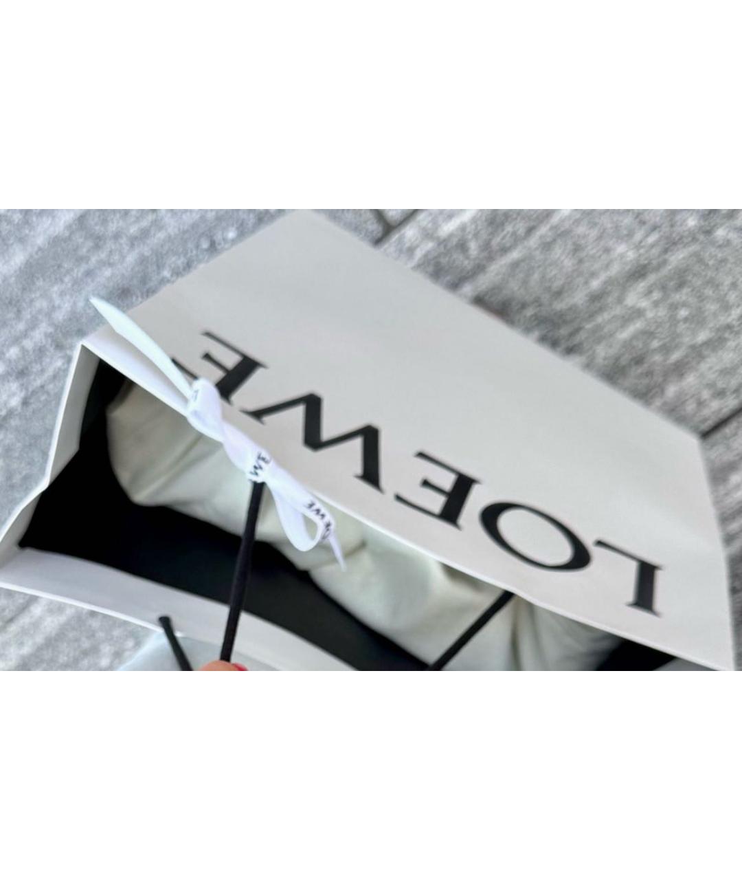 LOEWE Зеленая пелетеная сумка через плечо, фото 6