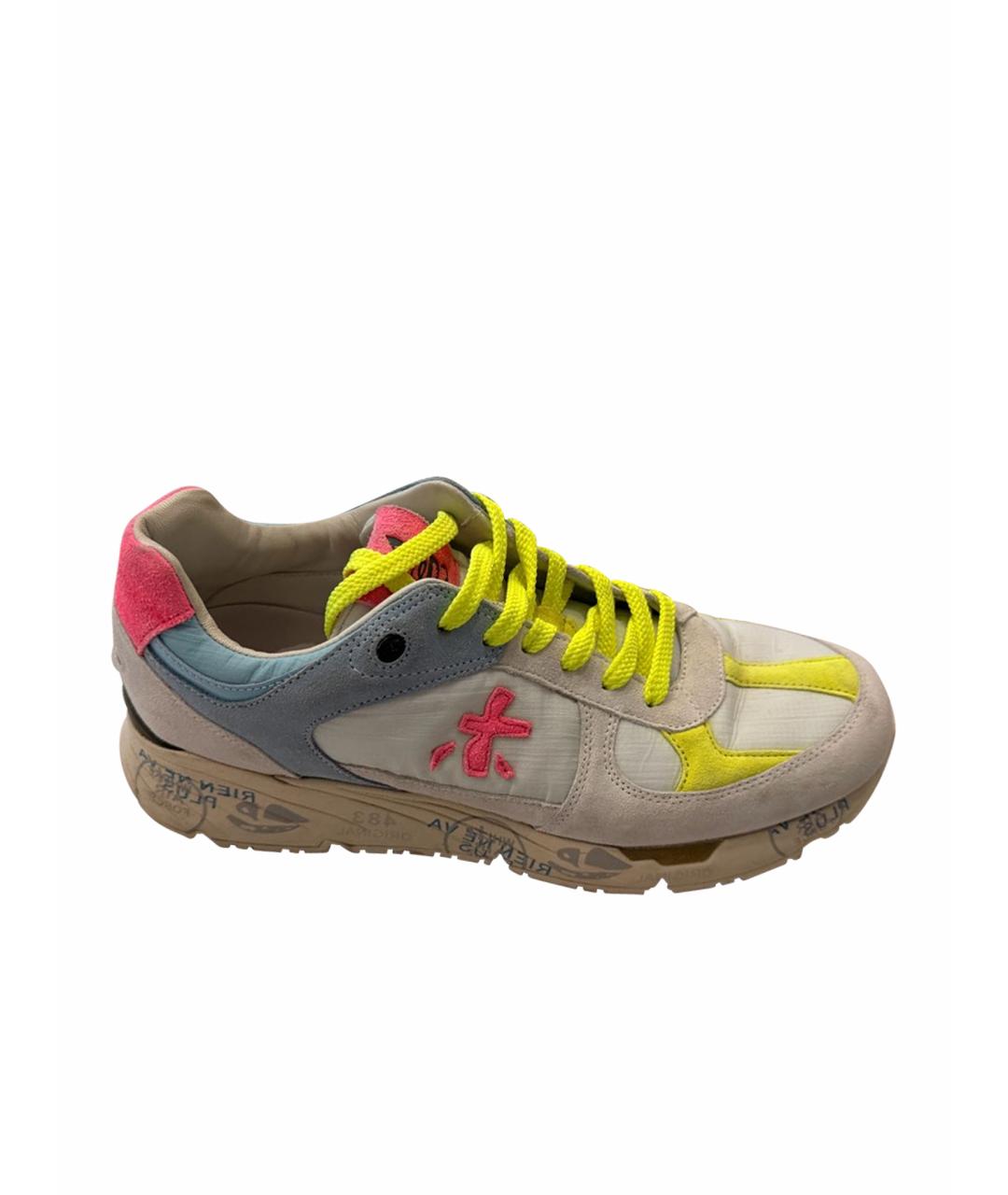 PREMIATA Мульти текстильные низкие кроссовки / кеды, фото 1