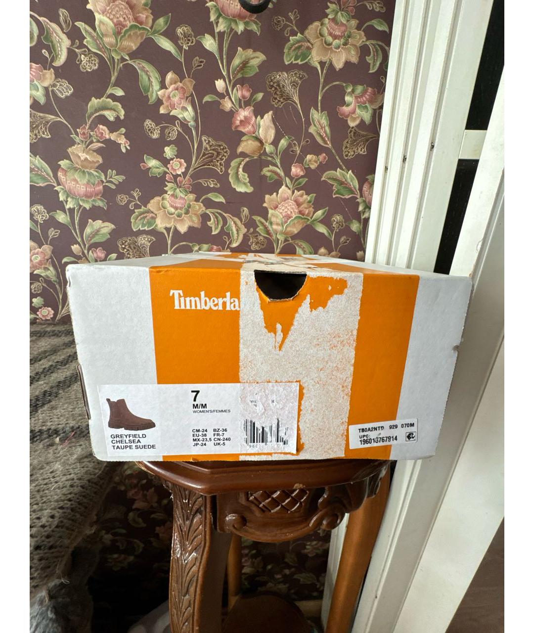 TIMBERLAND Бежевые замшевые ботинки, фото 5